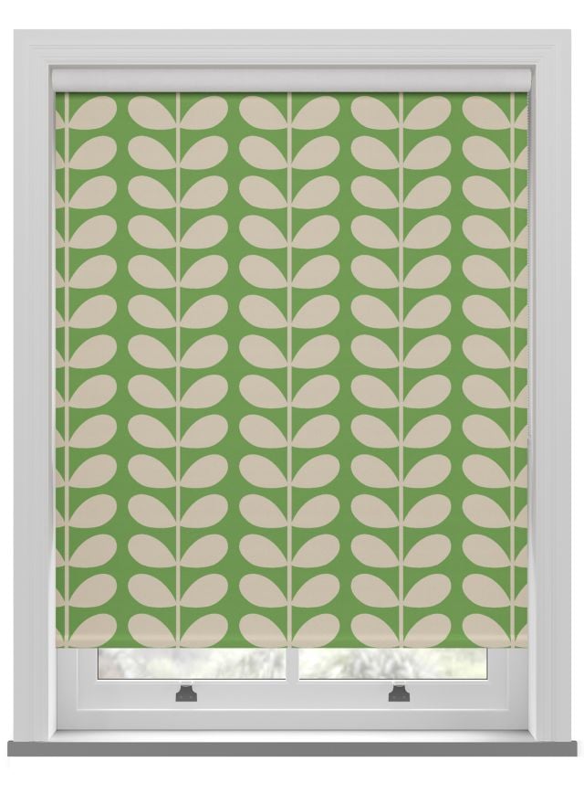 Orla Kiely Solid Stem Green Roller Blind