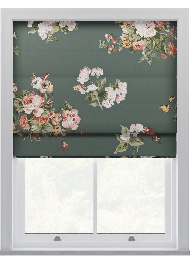 Laura Ashley Rosemore Fern Roman Blind
