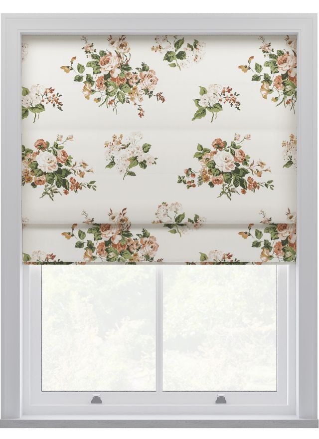 Laura Ashley Rosemore Natural Roman Blind
