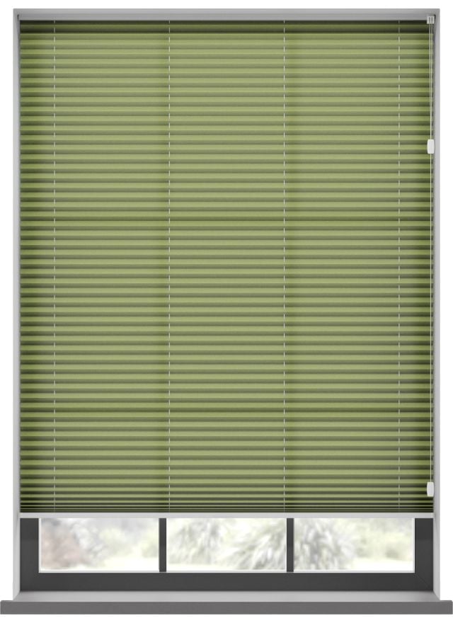 Scandi Olive Pleated Blind
