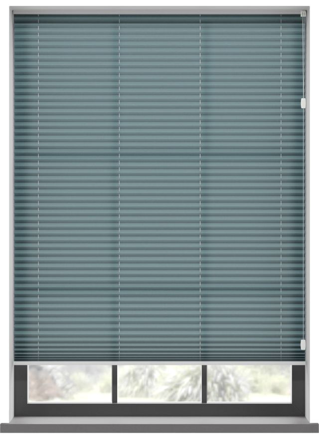 Scandi Teal Pleated Blind