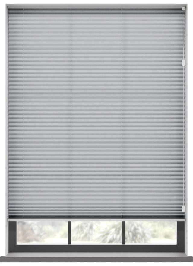 Scandi White Linen Pleated Blind