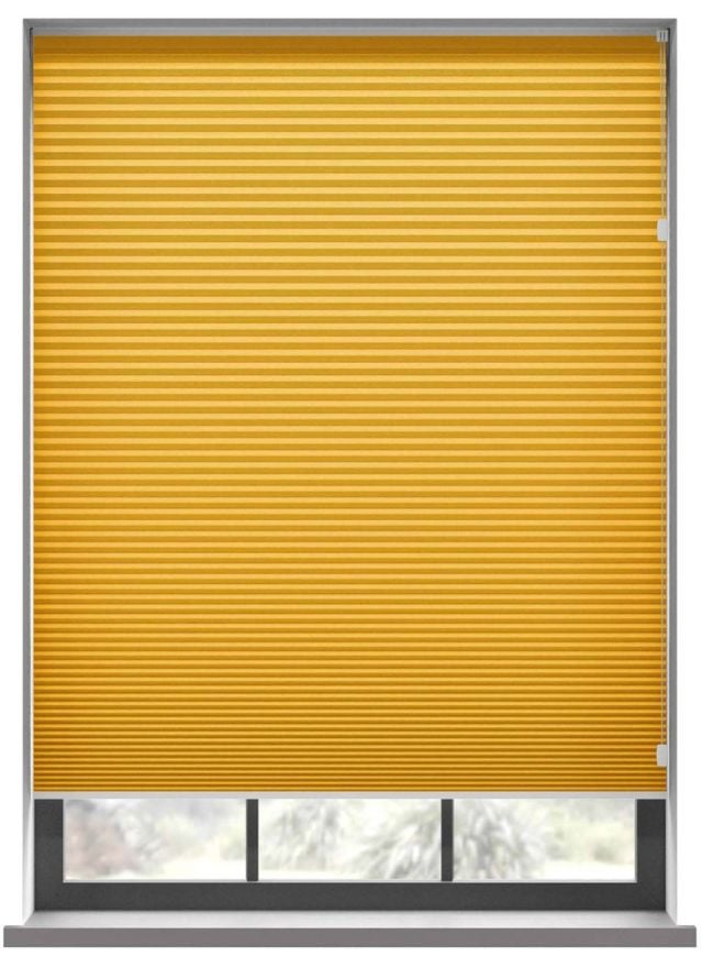 Blenheim Blackout Ochre Honeycomb Blind