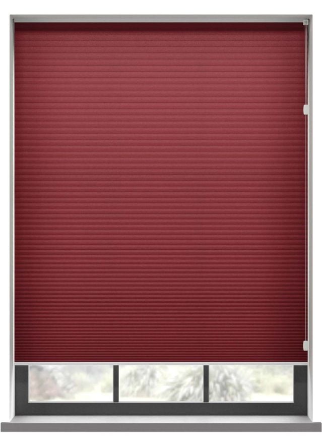 Hudson Burgundy Honeycomb Blind