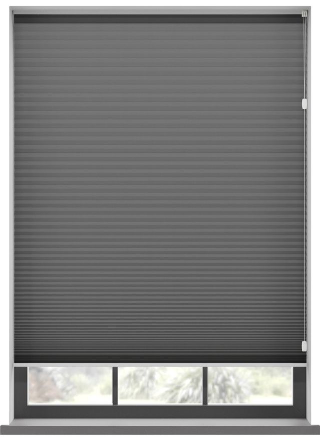 Lexington Blackout Grey Honeycomb Blind