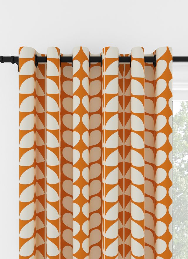 Orla Kiely Solid Stem Tomato Eyelet Curtain