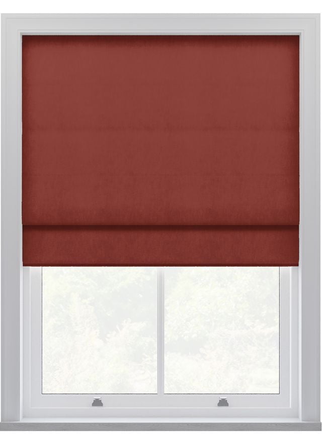 Laura Ashley Swanson Crimson Roman Blind