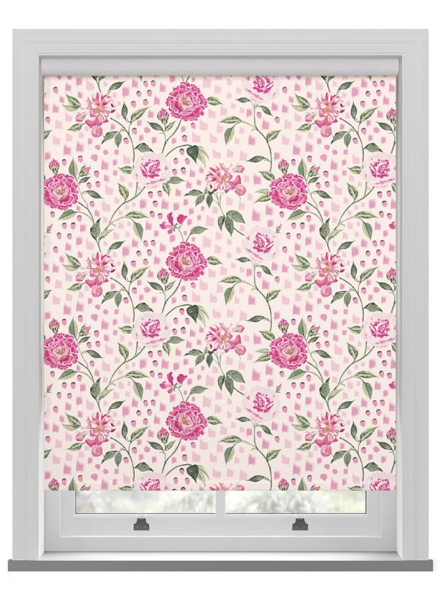 Cath Kidston Tea Rose Pink Roller Blind