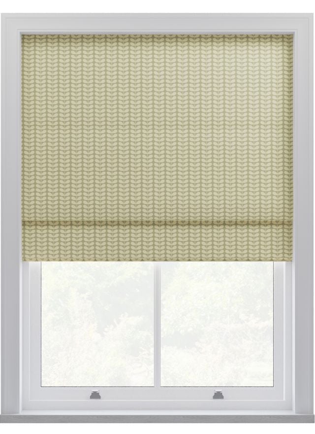 Orla Kiely Tiny Stem Pebble Roman Blinds