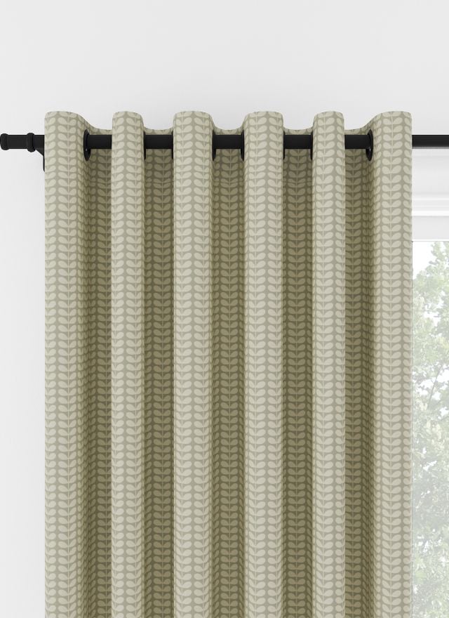 Orla Kiely Tiny Stem Pebble Eyelet Curtain