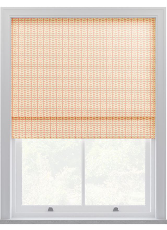 Orla Kiely Tiny Stem Pink Roman Blinds