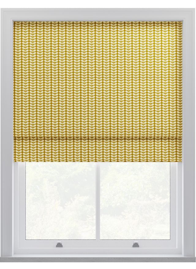 Orla Kiely Tiny Stem Seagrass Roman Blinds