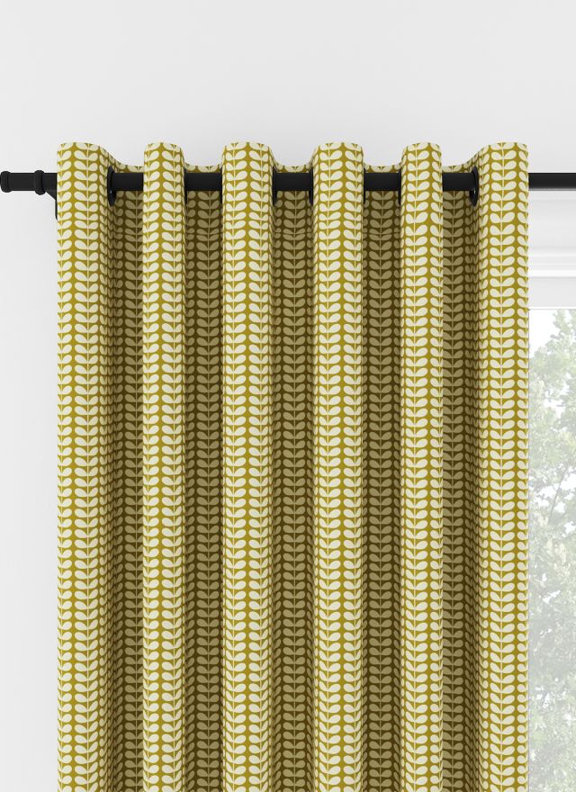 Orla Kiely Tiny Stem Seagrass Eyelet Curtain