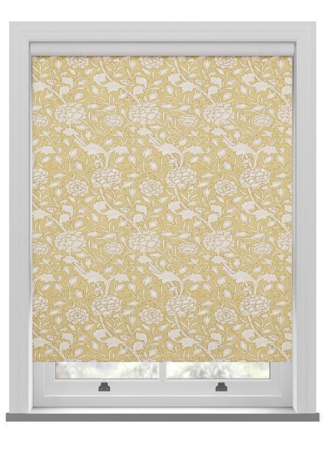 William Morris At Home Wild Tulip Ochre Roller Blind