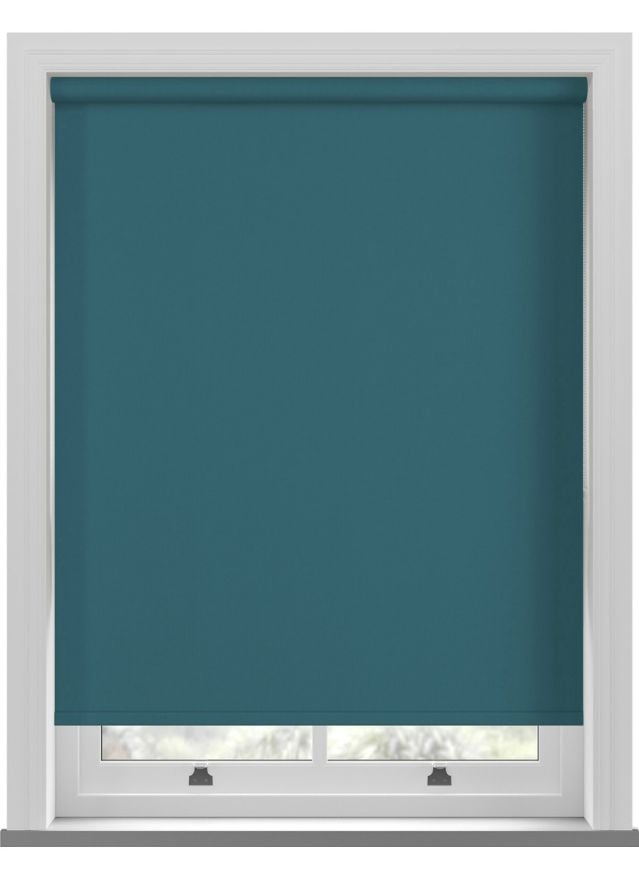 Bella Blackout Dark Teal Blue Twist Roller Blind