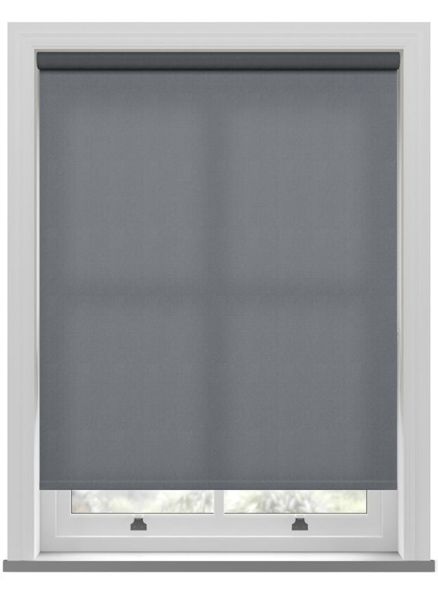 Mia Dark Grey Twist Roller Blind