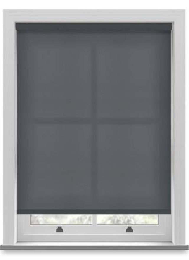 Splash Dark Grey Twist Roller Blind