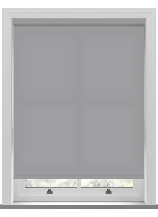 Splash Pewter Grey Twist Roller Blind