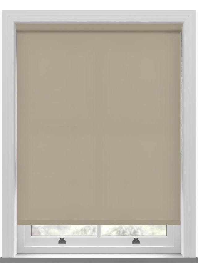 Splash Natural Hessian Twist Roller Blind