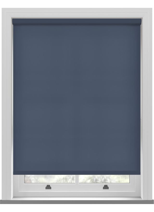 Splash Midnight Blue Twist Roller Blind