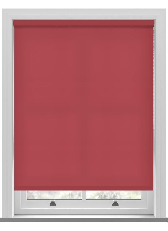 Splash Scarlet Red Twist Roller Blind
