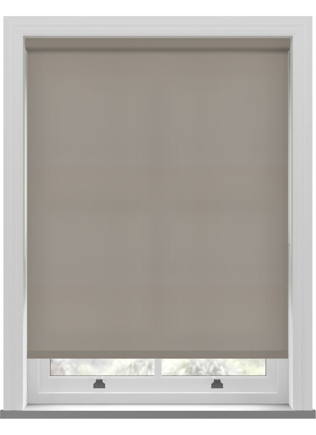 Splash Taupe Brown Twist Roller Blind