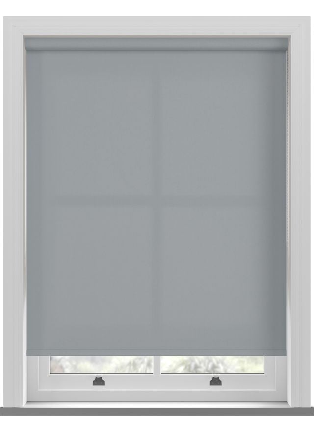 Unicolour Ash Grey Twist Roller Blind