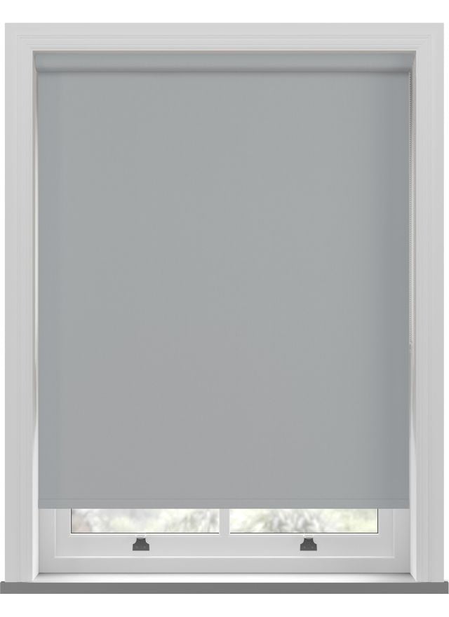 Unishade Blackout Ash Grey Twist Roller Blind
