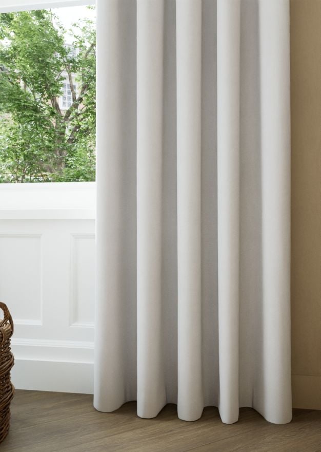 Dove Grey Soft Weave Curtain