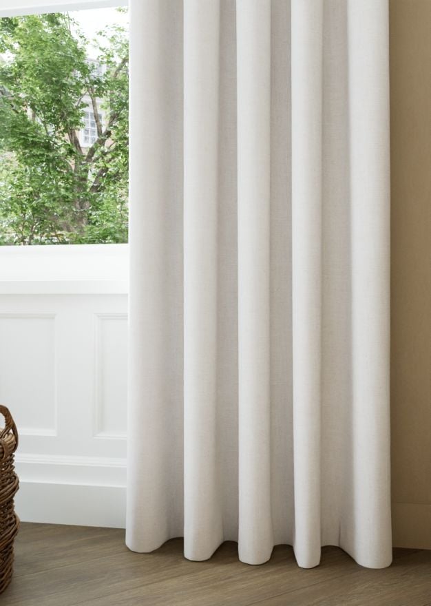 Ecru Jute Weave Curtain