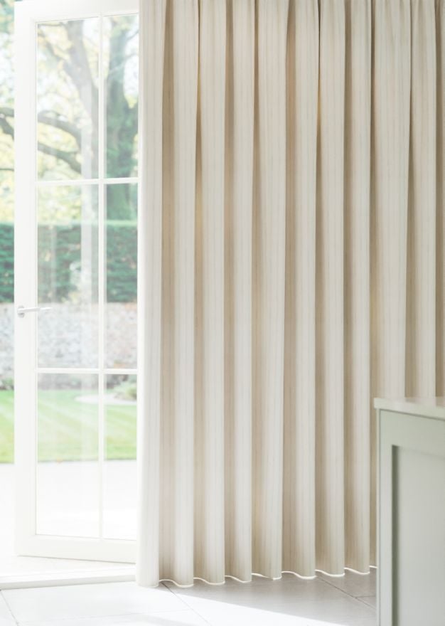 Eucalyptus Woven Stripe Curtain