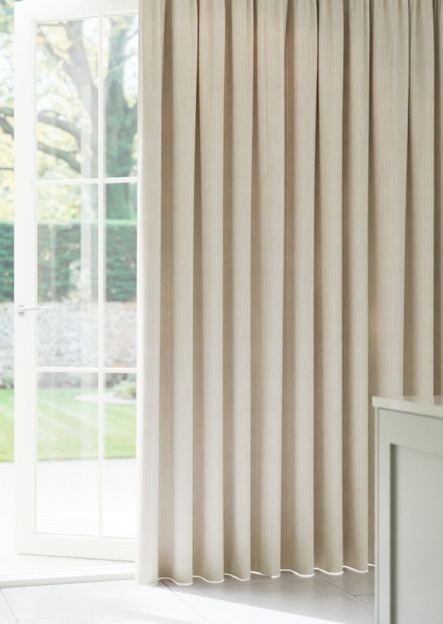 Flax Stripe Jacquard Curtain