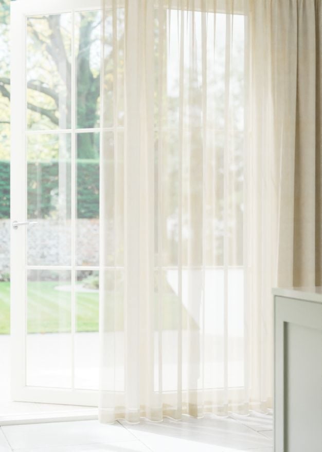 Golden Oat Soft Weave Sheer Curtain