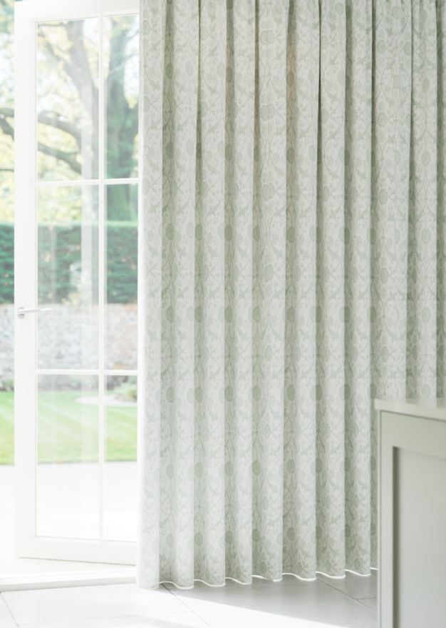 Laura Ashley Endale Trellis Pistachio Curtain