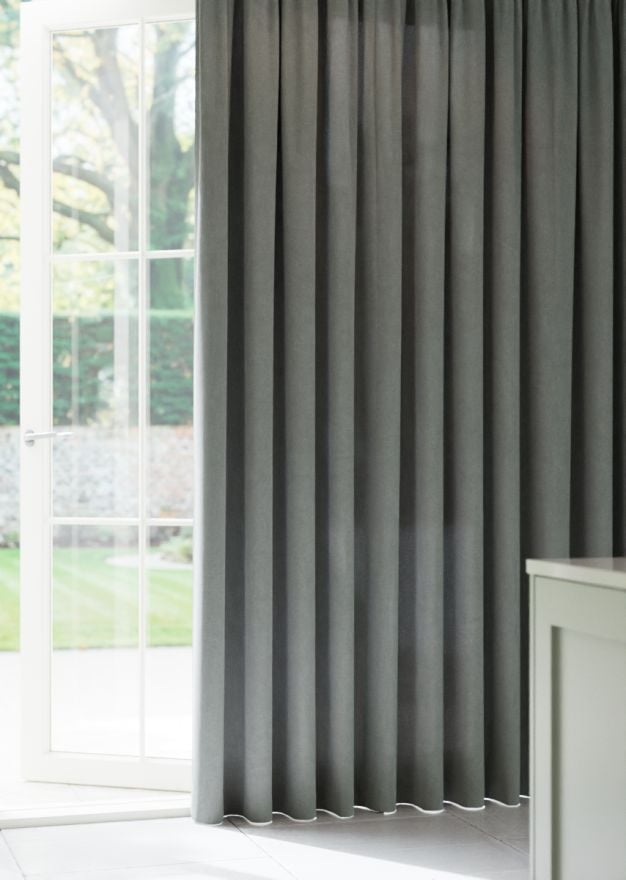 Platinum Jute Weave Sheer Curtain