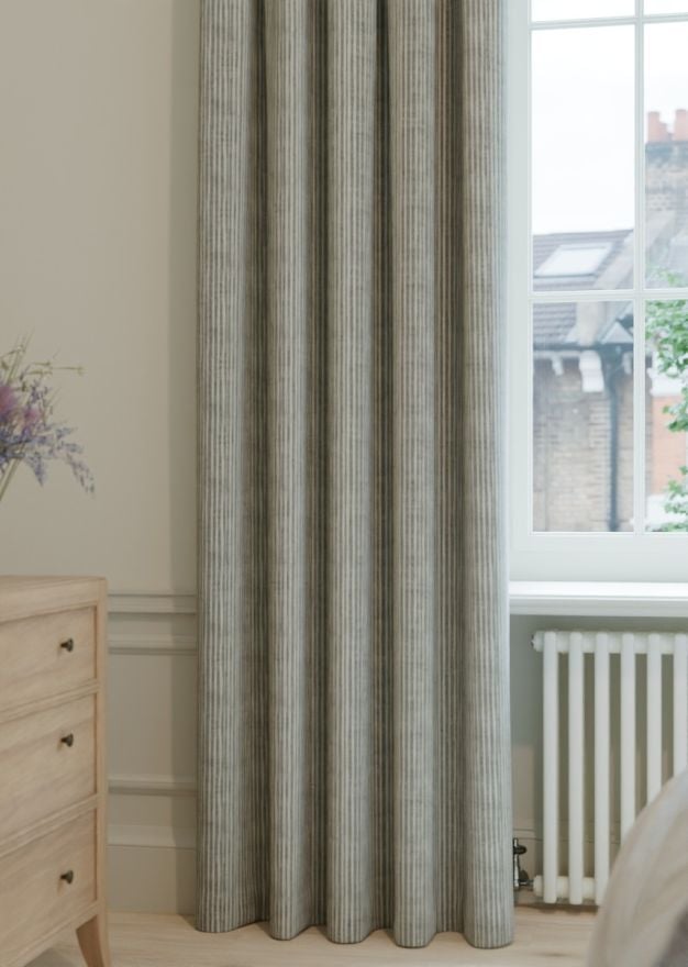 Platinum Stripe Jacquard Curtain