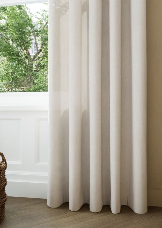 Sand Jute Weave Sheer Curtain
