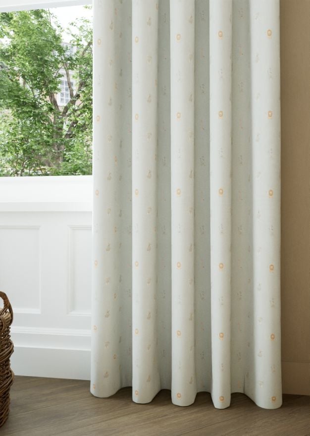 Sophie Allport Bears Sage Green Curtain