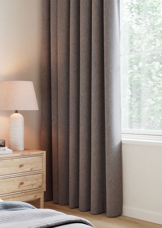Weathered Stone Soft Canvas Curtain