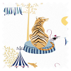 Sara Miller Circus White Roller Blind