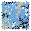 Sara Miller Hummingbird Cornflower Blue Roller Blind