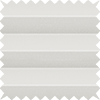 Mako White Cotton Pleated Blind