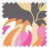 Sara Miller Peony Border Dark Grey Roller Blind
