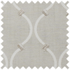 Ash Grey Lattice Embroidered Curtain