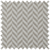 Cool Silver Woven Chevron Curtain
