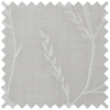 Feathered Grey Embroidered Meadow Curtain