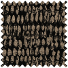 Midnight Jacquard Pebble Curtain