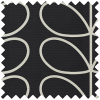 Orla Kiely Linear Stem Liquorice Curtain