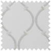 Oyster White Lattice Embroidered Curtain