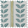 Sea Glass Botanical Stripe Curtain